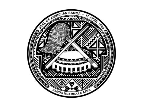 American Samoa Seal Png And Svg Vector Freebie Supply