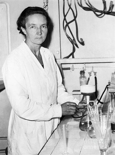 Irene Joliot Curie At Work In Laboratory Photograph By Bettmann Fine