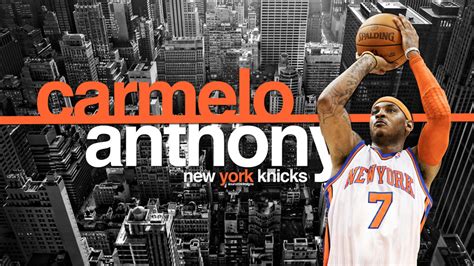 Carmelo Anthony New York Knicks Widescreen Wallpaper Basketball