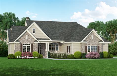 48 One Story Brick And Stone House Plans Great Concept