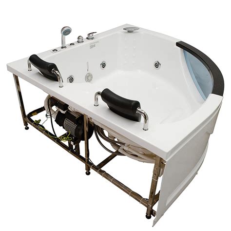 Two Person Corner Whirlpool Hot Tub Perfect For Relaxation And Romance