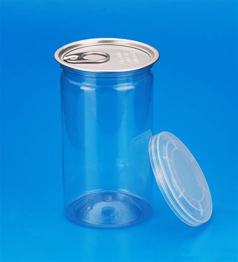 340ml Plastic Canister Grade Plastic Canister Pe Plastic Plastic Canister Easy Open End Food