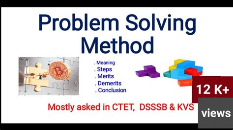 Problem Solving As A Teaching Method
