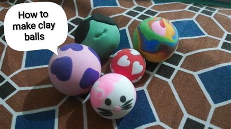 How To Make Ball With Claybest And Easyghr Me Colorfull Ball Kesy