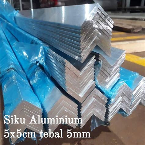 Jual Siku Aluminium 50 X 50 X Tebal 5mm X 500 Siku Alumunium Shopee