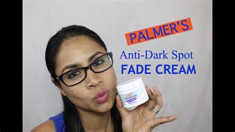 Palmers Anti Dark Spot Fade Cream Review Nini Youtube