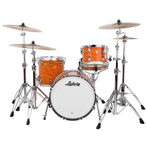 Ludwig Classic Maple Downbeat Drum Set Mod Orange Dcp