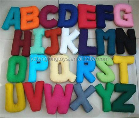 Hot Sale Stuffed Letter Toy Letter Shaped Pillow Buy Letter Shaped