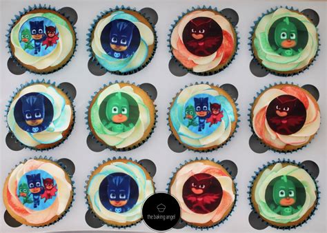 Pj Mask Cupcakes The Baking Angel