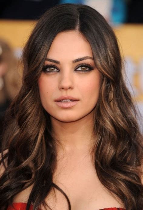 Trendy Highlights For Brunette Hair Gorgeous Brunette Hairstyles With