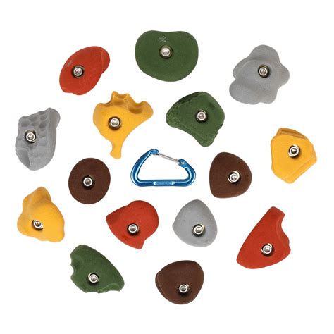 Atomik Climbing Holds Bolt Ons Set Of 15