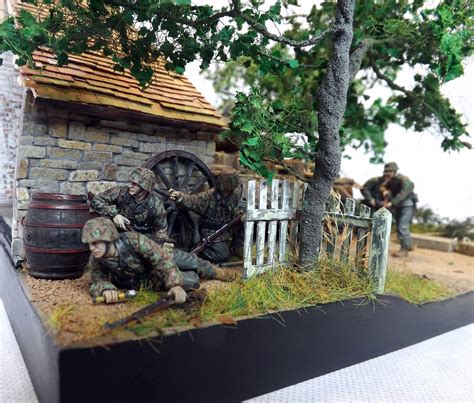 Counter Attack Normandy 1944 135 Scale Diorama By Terence Young
