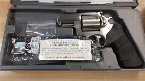 Ruger Super Redhawk Alaskan Double Action Revolver 454 Casull 25