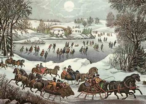 Αποτέλεσμα εικόνας για Print Christmas Currier Ives Classic Christmas