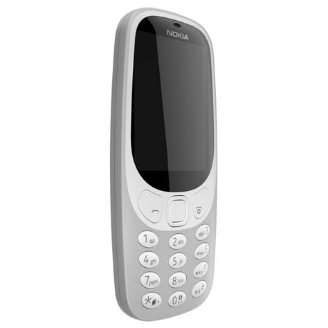 Nokia 3310 2017 Mobiltelefon Kártyafüggetlen Dual Sim Szürke Emaghu