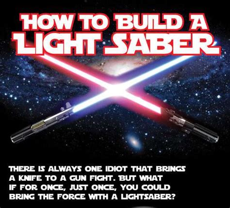 Galactic Weapon Infographics Diy Star Wars Lightsaber