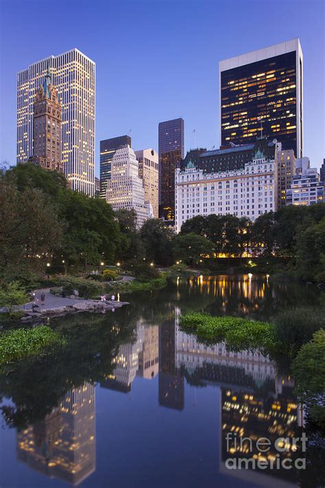 Twilight Over Central Park Photograph By Brian Jannsen Fine Art America