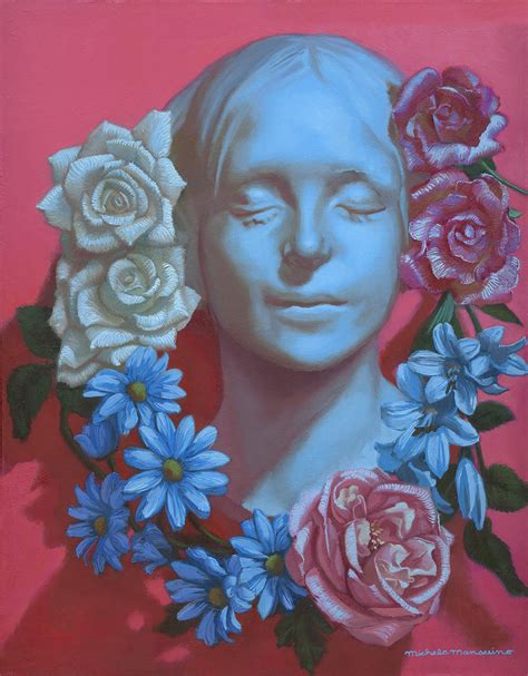 Painting La Belle In Blue Light Original Art By Michela Mansuino