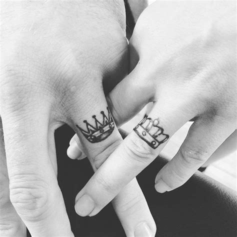 Couples often get ring tattoos as a sign of their loyalty and devotion. Wedding Ring Tattoo Ideas - Amazing Designs for Couples