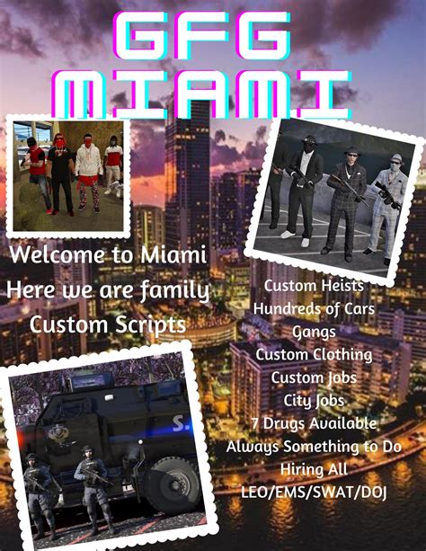 Gfg Miami We Have Mcs Gangs And Are Looking For Officers For All 3