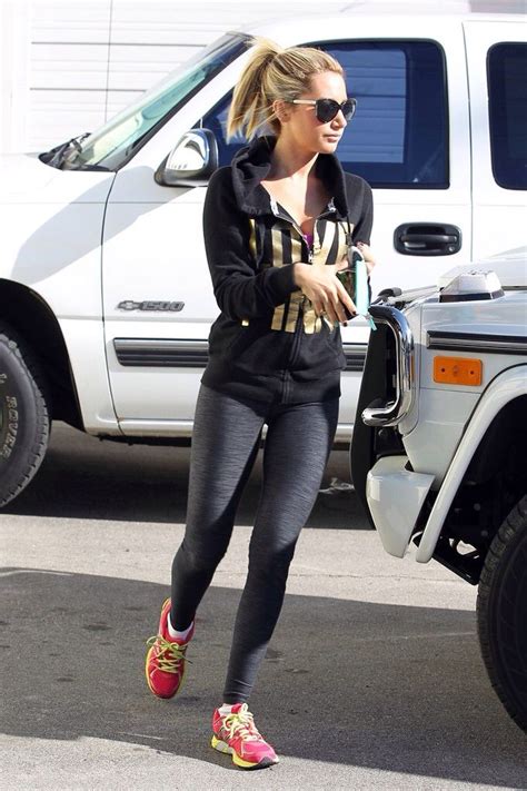 Ashley Tisdale Gymworkout Style Fitness Fashion Athleisure Casual