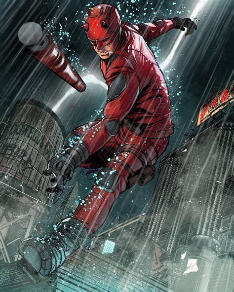 Marvels Daredevil By Georgequadros On Deviantart