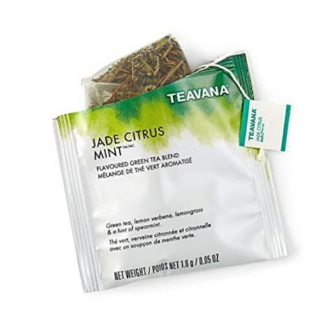 Starbucks Teavana Jade Citrus Mint Tea Sachets 50 Sachets Walmart