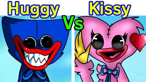 Friday Night Funkin Kissy Missy Vs Huggy Wuggy Reanimated Poppy Playtime Fnf Mod Hard Horror
