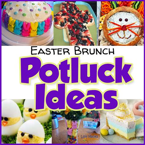 Easter Brunch Potluck Ideas For Church Work Brunch Or Any Easter Party