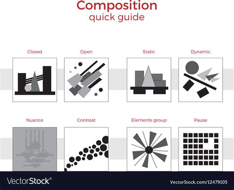 Composition Quick Guide Royalty Free Vector Image