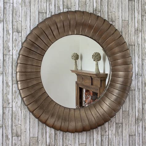 Antique Bronze Round Mirror By Decorative Mirrors Online