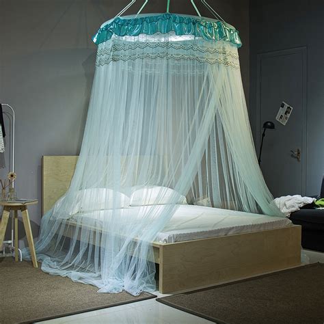 Details About Us Elegant Lace Bed Mosquito Netting Mesh Canopy Princess