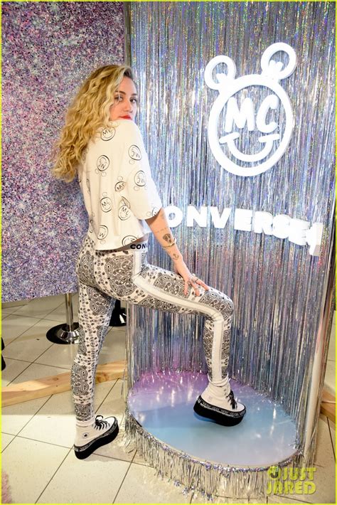 Photo Miley Cyrus Launches Converse Collection At The Grove Photo Just Jared