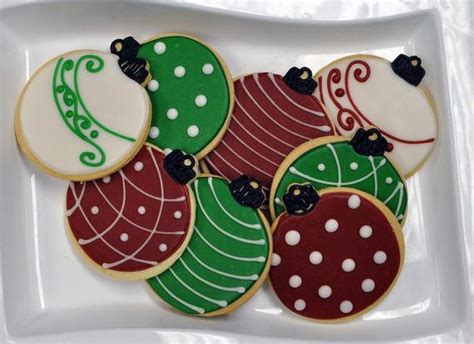 Find 50 christmas cookie recipes and ideas for holiday baking! Items similar to Christmas Cookies Ornament Hand Decorated ...