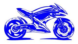 Love cycling, love the road, wear this in the rec center, park, exercise, yoga classes. Custom Sport Bike Decal Sticker