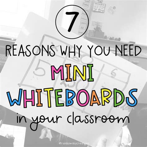 7 Reasons Why You Need Mini Whiteboards In Your Classroom Rainbow Sky