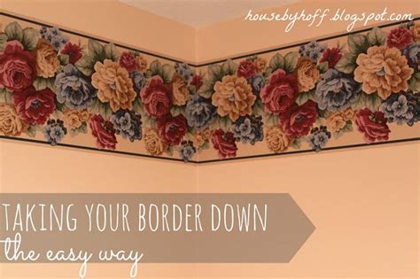 Can You Paint Over Wallpaper Border Blangsak Wall