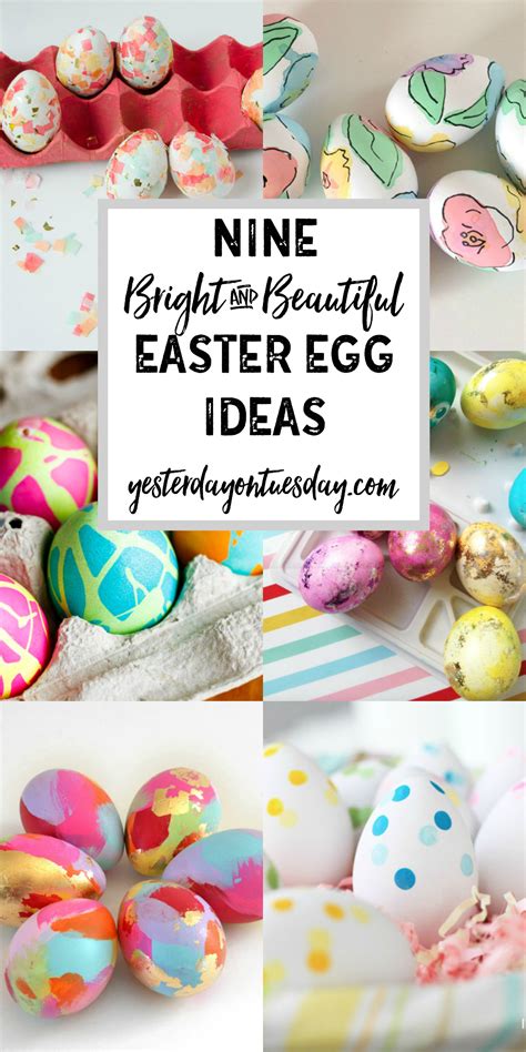 9 Bright And Beautiful Easter Egg Ideas Yesterday On Tuesday