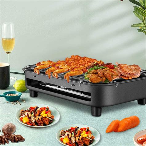 Kacsoo Electric Smokeless Grill Indoor 1300w Electric Grill Indoor Bbq
