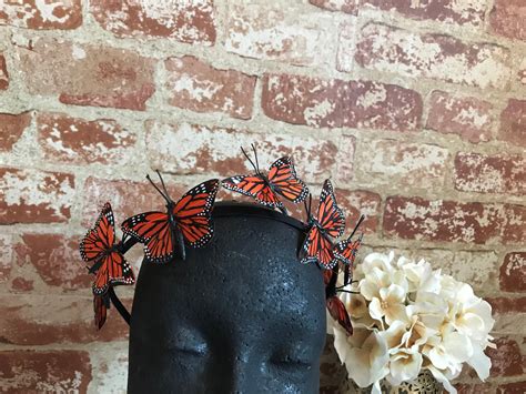 Monarch Butterfly Crown Etsy