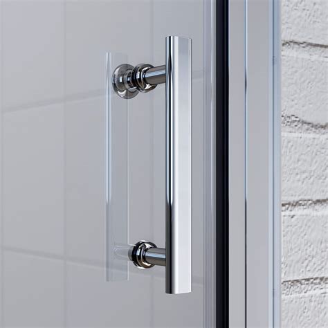 ELEGANT 800 X 800mm Frameless Pivot Shower Door Enclosure 6mm Safety