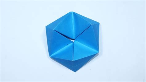 How To Make An Origami Moving Flexagon That Moves Forever Easy