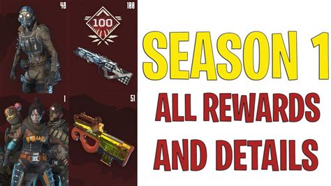 Apex Legends Season 1 Battle Pass All Rewards And Details Revealed