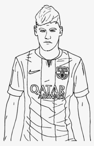 Neymar coloring page, which collected images of the famous soccer player. Free Png Download Neymar Png Images Background Png ...