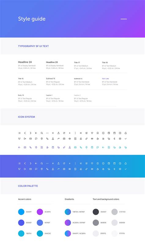 This Is The First Style Guide I Have Seen That Has Gradients It Will Be A Useful Tool When