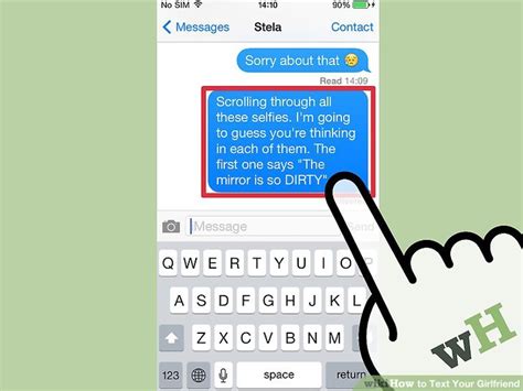 If you only want to stay with someone whilst they make you feel happy you will never have a good long term relationship, i would tell her how you feel, so. How to Text Your Girlfriend: 15 Steps (with Pictures ...