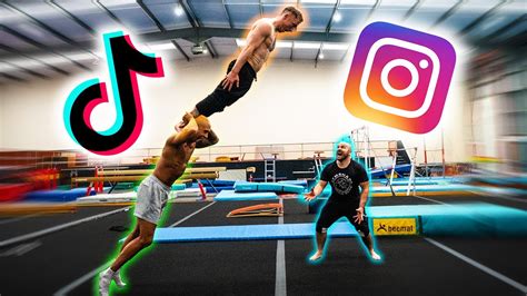The Craziest Gymnastics Acrobatic And Parkour Stunts From Tiktok And