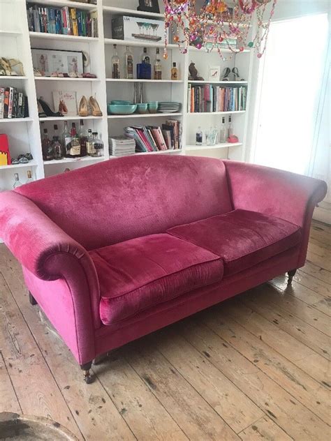 Laura Ashley Gloucester Large 2 Seater Easy Access Sofa In Raspberry