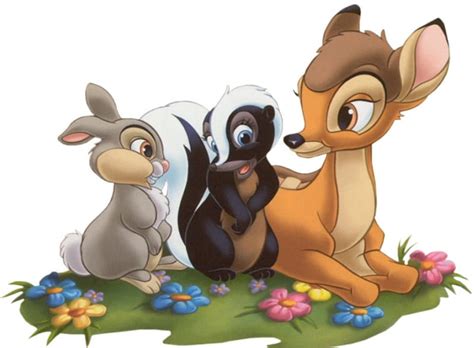 Bambi Y Amigos Flor Monas Bambi Golpeador Fondo De Pantalla Hd