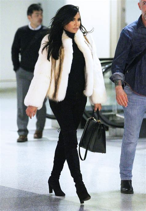 “naya Arriving At The Newark Airport In New Jersey March 9 2015
